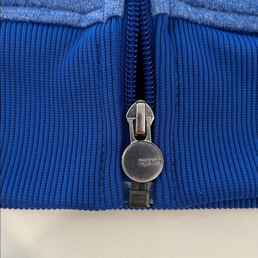 Burton Dryride Royal Blue Zippered Hoodie Vest Size XS - Picture 4 of 11